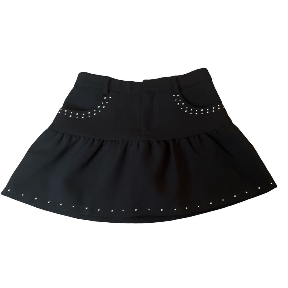 Zara Kids black studded skirt NWT size 8-9